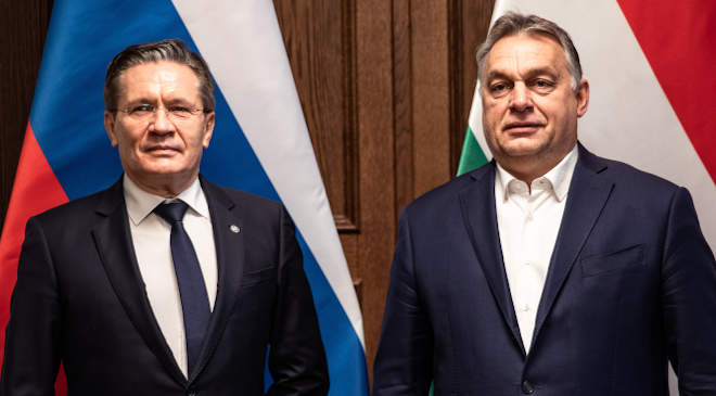 Lihacsov - Orbán találkozó